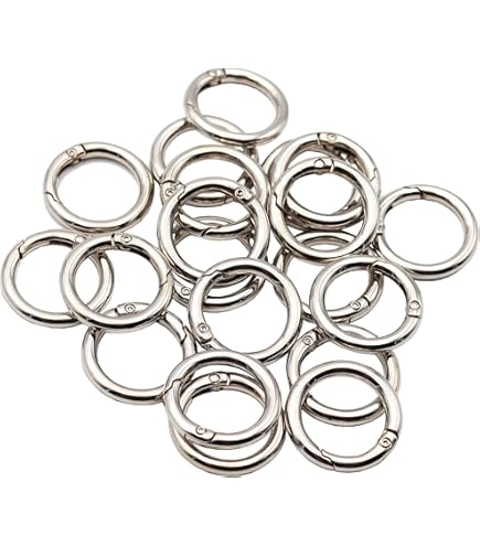 Amazon.com: Round Carabiner Clips, 5pcs Zinc Alloy Circular
